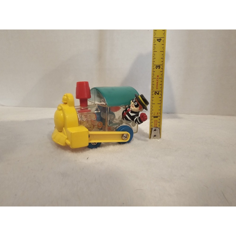 1998 Carl's Jr. Hamburglar‎ Clear Gear Friction Toy Vehicle - Picture 6 of 7